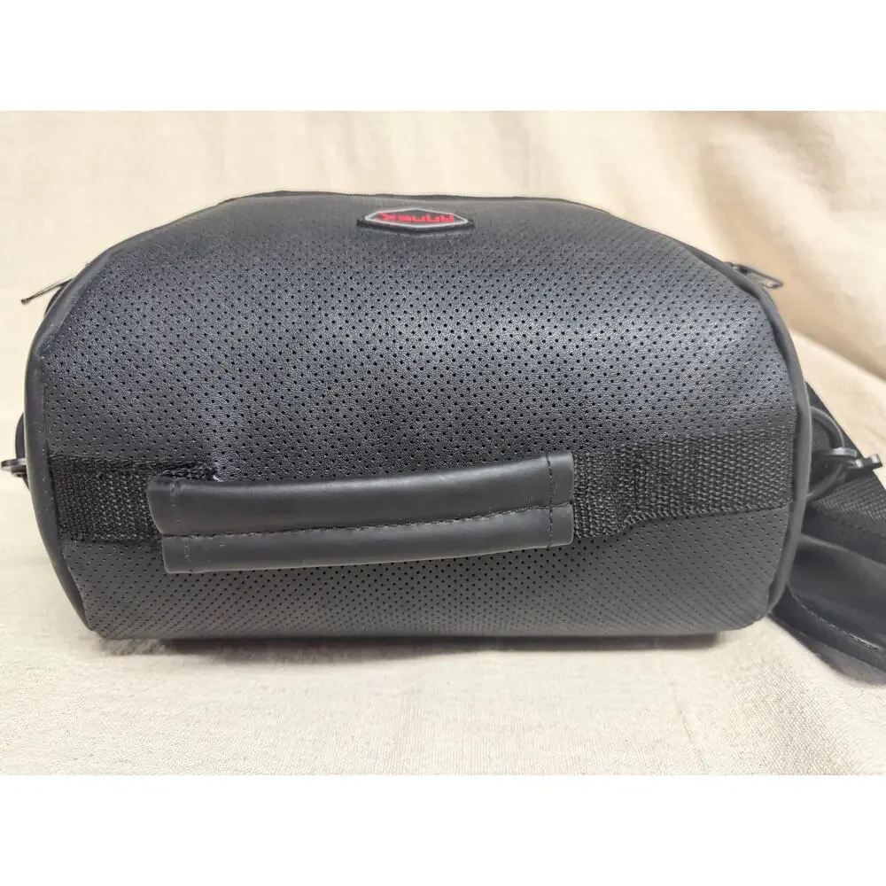 Annex Camera Bag Small DSLR Case Black Padded Divider Shoulder Strap